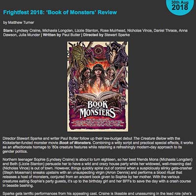 Frightfest 2018: ‘Book of Monsters’ Review